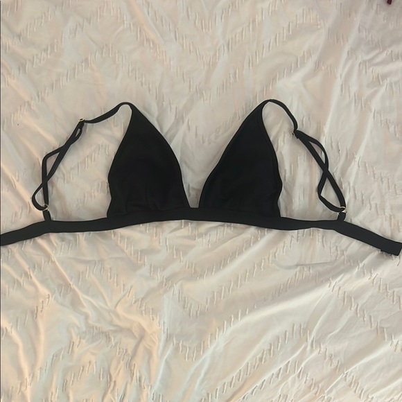 Black Triangle Bikini Bralette - Picture 1 of 8